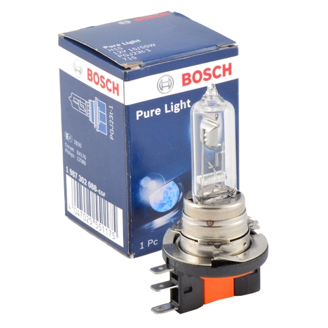 Bóng đèn Halogen Pure Light H15 12V 15/55W chính hãng Bosch (1987302088)
