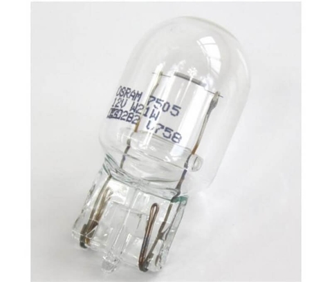 Bóng đèn phanh chân cắm T20 1 tóc trắng ECO W21W 12V 21W chính hãng Bosch (1987302822)