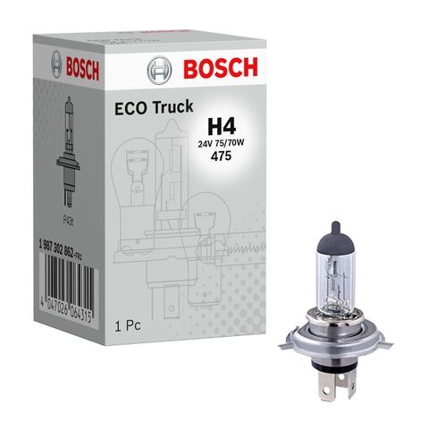 Bóng đèn Halogen ECO H4 24 V 75/70 W chính hãng Bosch (1987302862)
