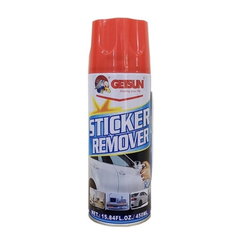 Dung dịch tẩy keo băng dính nhựa đường Getsun Sticker Remover (450ml) chính hang Getsun 