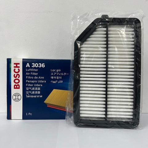 Lọc gió động cơ Honda City (2015+); Jazz (2015+); BRV (2015+) chính hãng Bosch (0986AF3036)