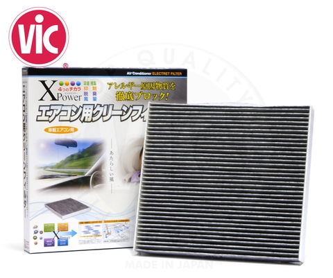 Lọc gió điều hòa than hoạt tính cao cấp, kháng virus, bắt bụi mịn PM2.5 FORD Ranger / Everest; MAZDA BT50 2.2/3.2 (2011-2021) chính hãng VIC Nhật Bản (AC-106EX)