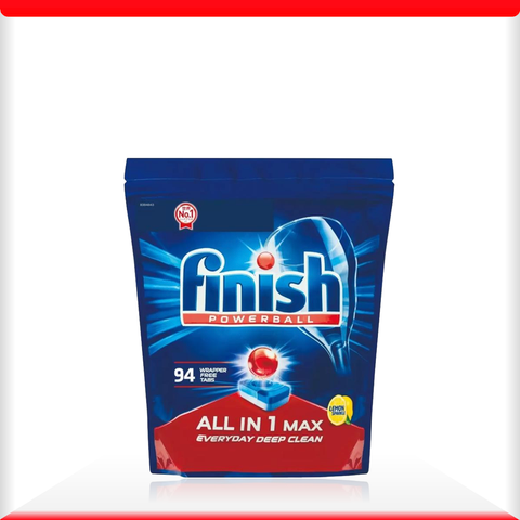 Viên rửa bát Finish All in 1 Max hàng châu âu xuất Nhật 94v