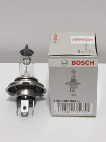 Bóng đèn Halogen ECO H4 12 V 60/55 W chính hãng Bosch (1987302803; 0986AL1513)