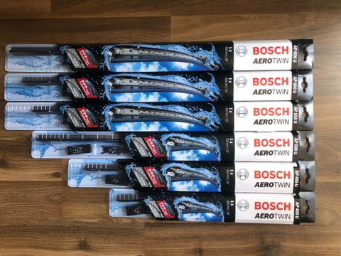 Gạt mưa Bosch AEROTWIN PLUS AP xương mềm chính hãng nhiều kích thước cho nhiều loại xe 15inch 16inch 17inch 18inch 19inch 20inch 21inch 22inch 23inch 24inch 26inch 28inch