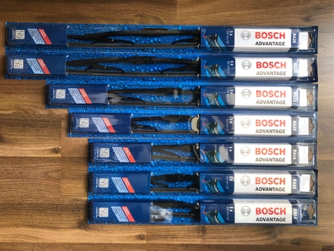 Gạt mưa Bosch ADVANTAGE BA xương sắt chính hãng nhiều kích thước cho nhiều loại xe 14inch 16inch 17inch 18inch 19inch 20inch 21inch 22inch 24inch 26inch 28inch