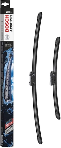 Gạt mưa Nissan QASHQAI Bosch AEROTWIN EURO A292S xương mềm chính hãng (3397007292) - Bộ 2 cái