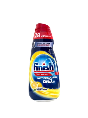 Gel rửa bát Finish Power All in 1 - chai 700ml - hương chanh (Lemon)