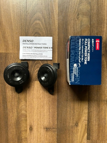 Còi đĩa Denso xe Toyota Fortuner 12v 1 giắc hàng chính hãng (JK272000-7690; JK272000-2070)