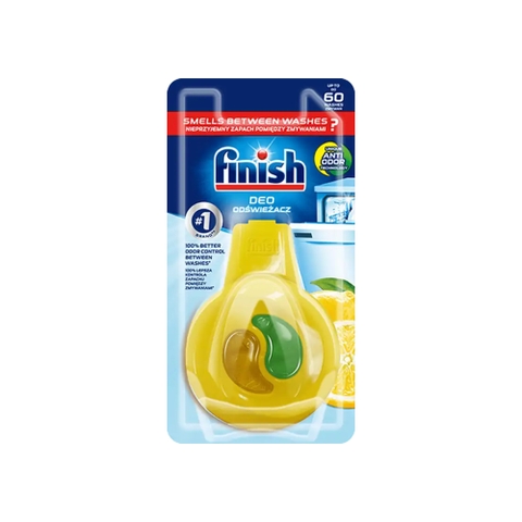 Tinh dầu treo khử mùi khoang máy rửa bát Finish - Mùi hương chanh