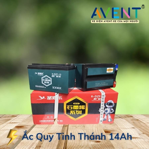 Ắc Quy Xe Đạp Điện Tinh Thánh 14Ah