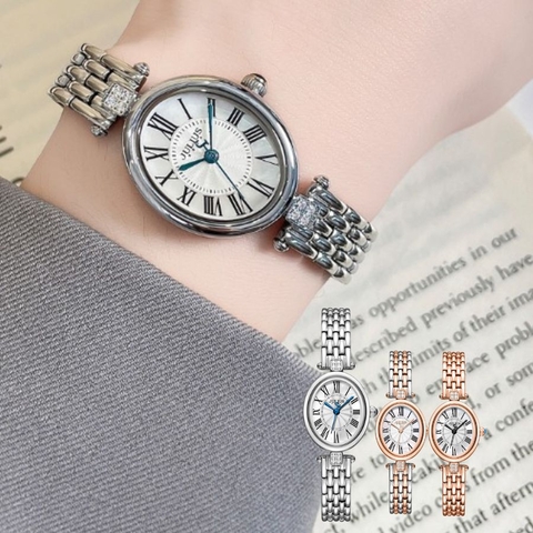 Đồng Hồ Nữ JA-1524 Julius Hàn Quốc Dây Da (3 Màu)