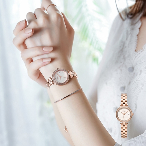 Đồng Hồ Nữ JULIUS STAR JS-049 Hàn Quốc kính sapphire (3 Màu)
