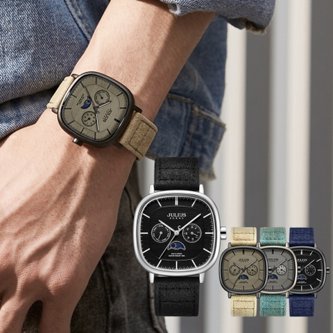 Đồng Hồ Nam JAH-149 Julius Hàn Quốc  ( 4 Màu)