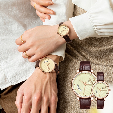 Đồng Hồ Cặp JA-1391MC/LC Julius Hàn Quốc Dây Da