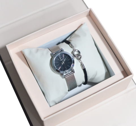 Combo Quà Tặng Đồng Hồ Nữ JA-732B Hàn Quốc + Vòng Tay JSB01A2