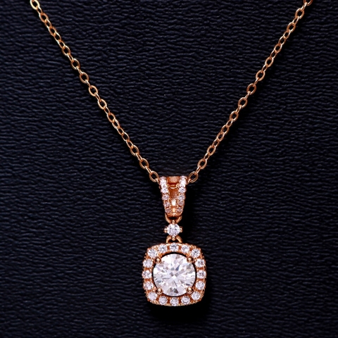 Dây Chuyền Cao Cấp ESME ES162BKC2 ( Vàng Hồng)