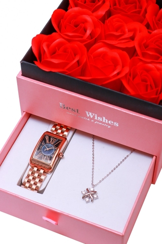 Combo Quà Tặng Đồng Hồ Nữ JS-060C + ESME ES180AS