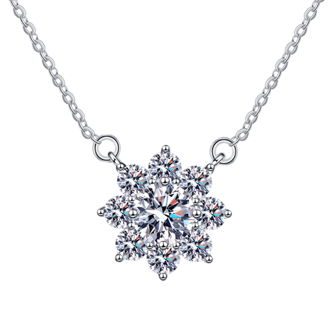 Dây chuyền Moissanite Cao Cấp ES442AS-HK001