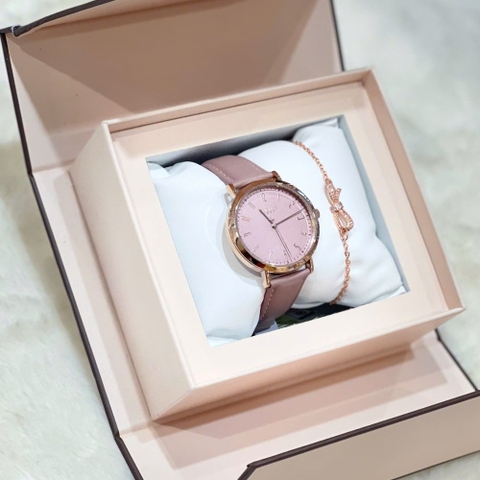 Combo Quà Tặng Đồng Hồ Nữ JA-1017D + Lắc Tay ESME ES214