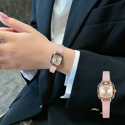 Đồng Hồ Nữ JA-1148G Julius Hàn Quốc(Hồng)