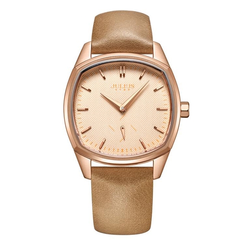 Đồng Hồ Nam JS-014MB Julius Star Hàn Quốc Dây Da