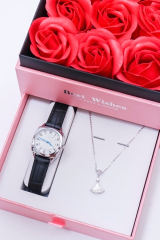 Combo Quà Tặng Đồng Hồ Nữ Julius JA-1475 +Nữ Trang Julius JSP0008