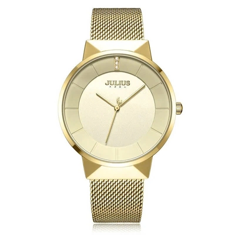 Đồng Hồ Nam JA-1104MB Julius Hàn Quốc Dây Thép