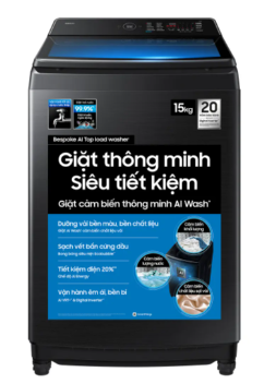 Máy Giặt Samsung Inverter 19 kg WA80F19B9BSV Chính Hãng