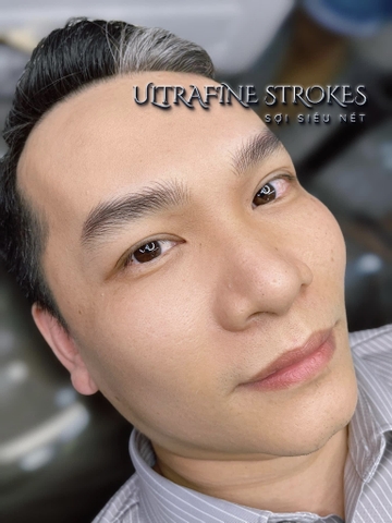 Machine Hairstroke - Điêu Khắc Sợi Bằng Máy (Nam)