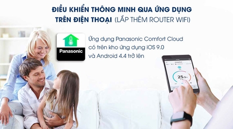 Hướng dẫn kết nối và điều khiển máy lạnh Panasonic bằng điện thoại