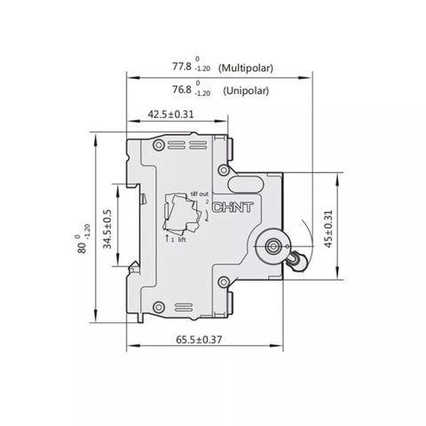 Aptomat MCB Chint NXB-63 1P 2P 3P - 6A 10A 16A 20A 25A 32A 40A 50A 63A