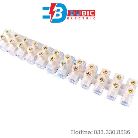 [10 thanh] Cầu đấu nối dây điện nhanh 12P 5A - 100A