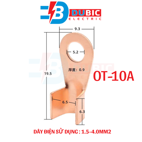 100 chiếc đầu cos đồng OT 3A-300A