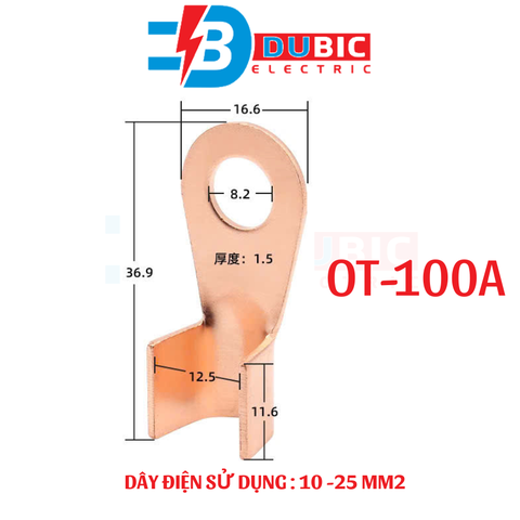100 chiếc đầu cos đồng OT 3A-300A