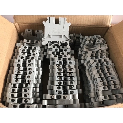 Cầu đấu dây UK - Nối dây nhanh - Màu ghi xám - UK5N UK3N UK6N LAKISAN