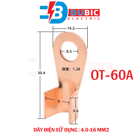 100 chiếc đầu cos đồng OT 3A-300A