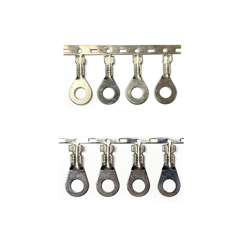 Đầu cos mass tròn DJ431 màu trắng, dày 0.8mm