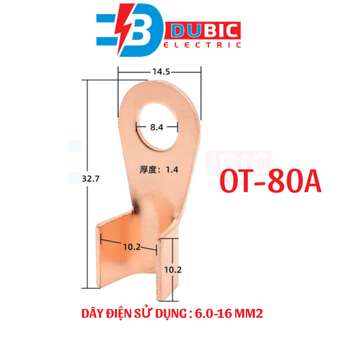 100 chiếc đầu cos đồng OT 3A-300A
