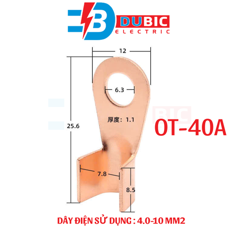 100 chiếc đầu cos đồng OT 3A-300A