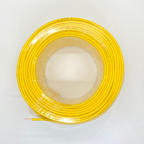 Dây điện đơn 1 sợi đồng cứng 1x4mm2 - 10 mét - Màu ngẫu nhiên