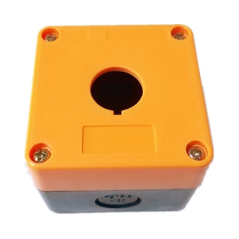 Hộp nút nhấn - công tắc phi 22mm | 1-2-3-4-5 lỗ - Màu vàng