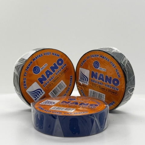 Băng dính điện NANO xanh dương - dài 20Yard