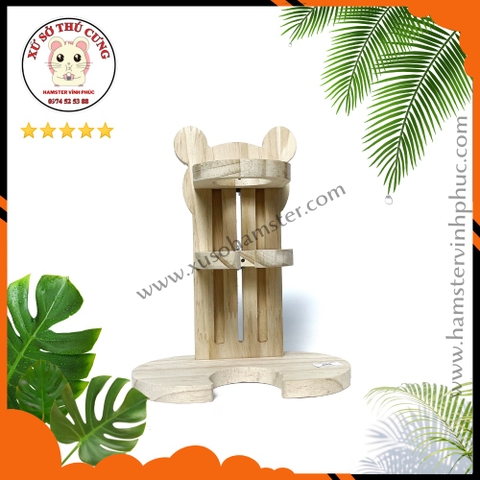 Chân đế bình nước bằng gỗ cho hamster