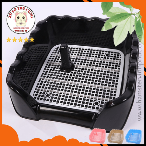 Khay vệ sinh chó thành lượn 52cm