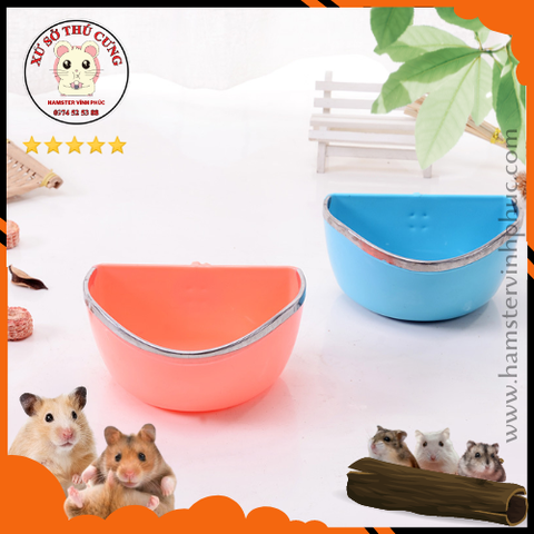 Máng ăn cho thỏ, bọ ú dạng vòm