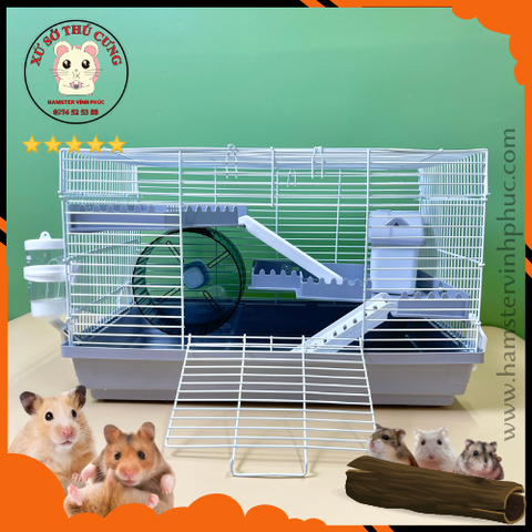 Lồng hamster 3 tầng 47 wheel lớn