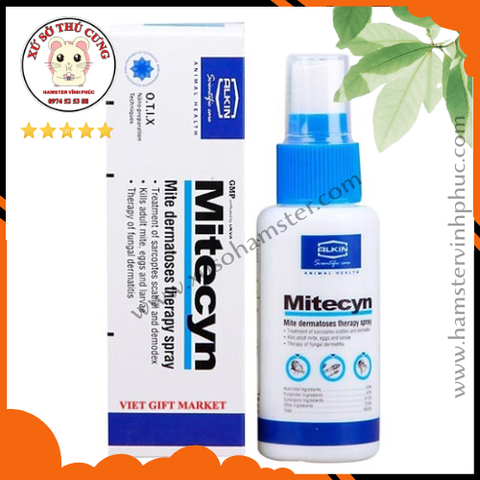 Mitecyn trị ghẻ, viêm da ở chó mèo