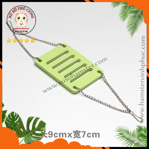 Xích đu bằng gỗ màu cho hamster