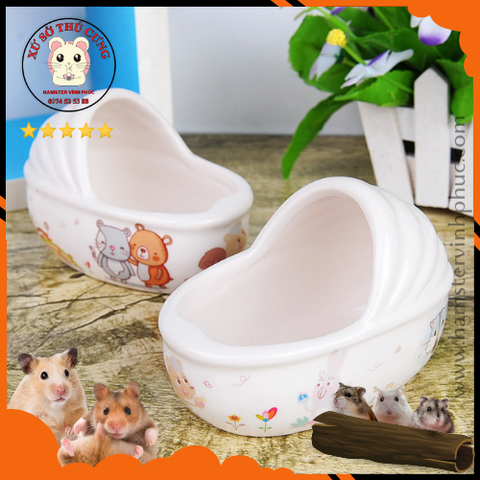 Nhà tắm bằng sứ cho hamsster